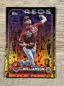 2024 Topps Series 2 Brandon Williamson #522 Statue Of Liberty Parallel 1:56 - Picture 1 of 2