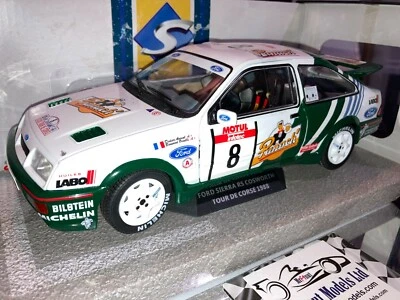1:18 Solido S1806102 Didier Auriol Ford Sierra Cosworth #8 Tour De Corse 1988 - Immagine 1 di 4