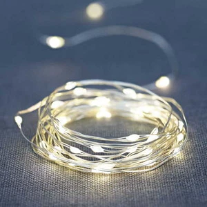 Mainstays Battery-Operated Indoor 50-Count LED Warm White Wire Light,Indoor - Picture 1 of 7