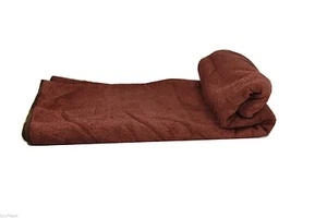 Pack of 10 Microfiber Yoga Towel With Carry Bag Mat-Size (24"x72") Coffee Color - Picture 1 of 3