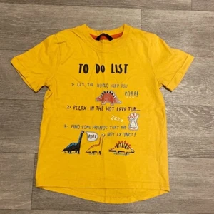 Kids George’s Yellow print T-shirt - 5-6 years - Picture 1 of 6