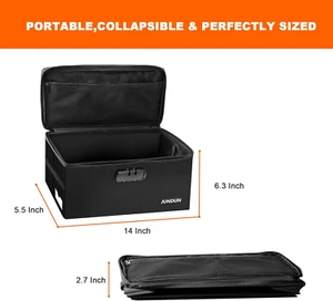 Collapsible CD Storage Box, Water-Resistant & Fireproof, Holds up to 165 Disc... - Picture 1 of 7