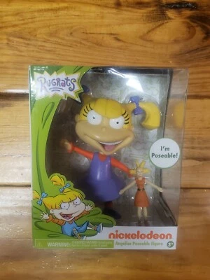 КУКЛА АНГЕЛИКА И СИНТИЯ 6 дюймов виниловая ПОЗИРУЮЩАЯ фигурка RUGRATS Nickelodeon запечатанная новая - Изображение 1 из 2