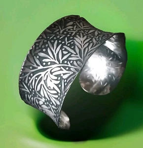 Brazalete Erick's Hojas Plata Esterlina Taxco.925  - Imagen 1 de 9