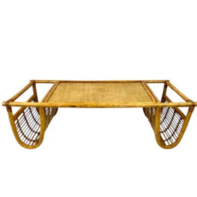 60s Bamboo Breakfast Tray - Image 1 of 4
