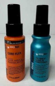 2xHealthy Sexy Hair Tri-Wheat Leave-In Conditioner&Hair Core Flex Anti-Breakage  - Picture 1 of 3
