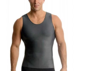 Insta Slim -Made in USA- Firm Compression Tank Top Slimming Shapewear for Men - Picture 1 of 10