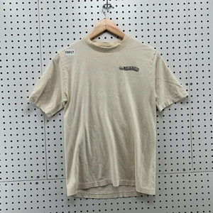 Camisa beige vintage Belton puntada única adulto mediana 17X27 DW Groveres salón - Imagen 1 de 14