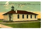 Papago Church-John Eliot Apostle Memorial-Tucson-Arizona-Vintage 1915 Postcard