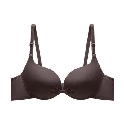 Small Cup Ladies Bras Soild Color BH Soft Push Up Bras Puberty Teenage Underwear - Image 1 of 4
