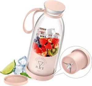 Frullatore portatile 500 ml macchina frullatore tazza spremiagrumi ricaricabile USB frullatore frutta - Foto 1 di 12