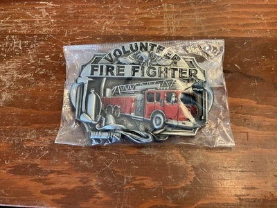 Металлическая пряжка ремня добровольца пожарного пожарного - новая в упаковке - Изображение 1 из 4