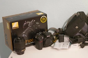 Nikon D7100 wenig Benutzt mit Zubehörpaket - Objektiv, Tasche, OVP, 15.850 sc... - Bild 1 von 15