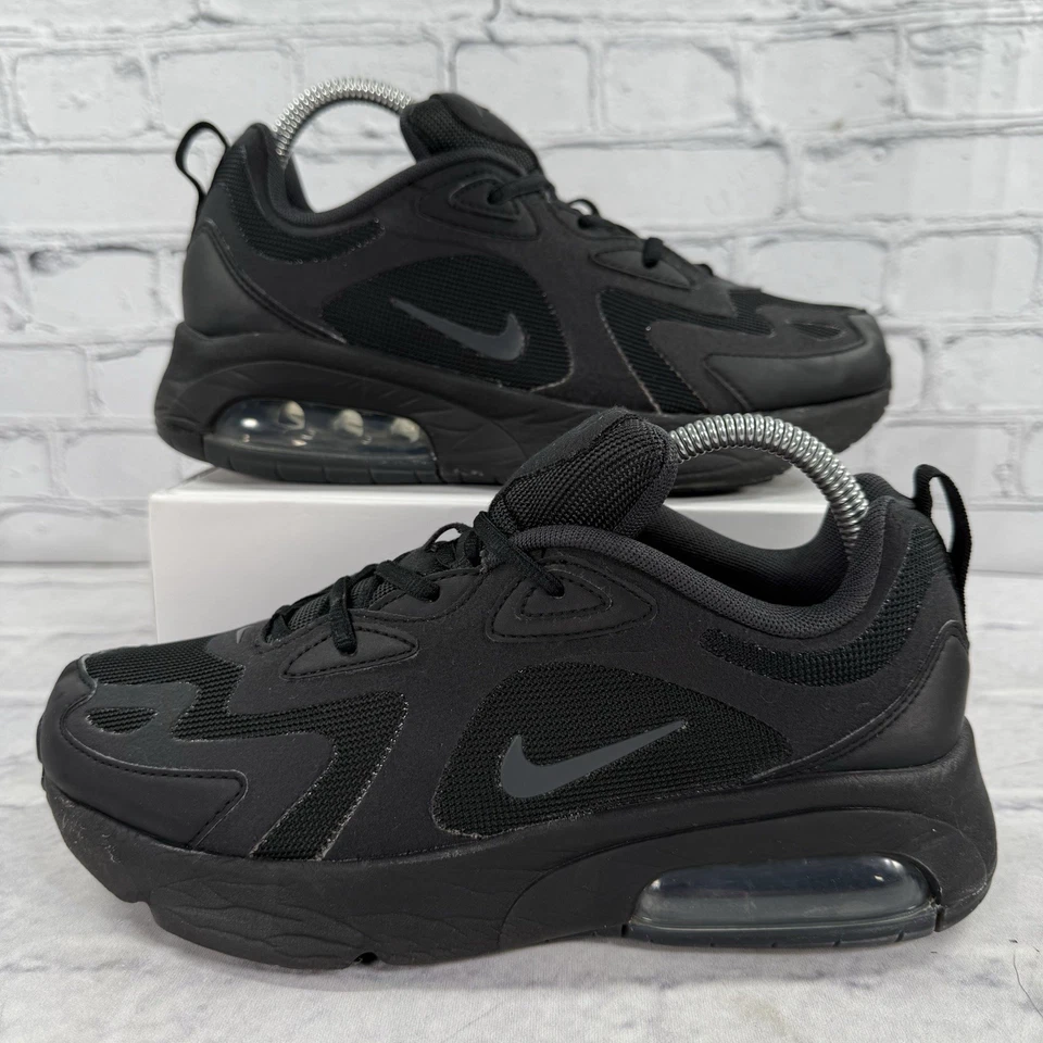 NIKE AIR MAX 200 GS кроссовки молодежи 6.5Y женщин 8 черный антрацит AT5627-001 - Изображение 1 из 1
