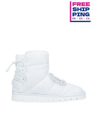 PVP €1300 ROGER VIVIER Botines Hinchados US7 UK4 EU37 Estrás Hechos en Italia Foto 1 de 4