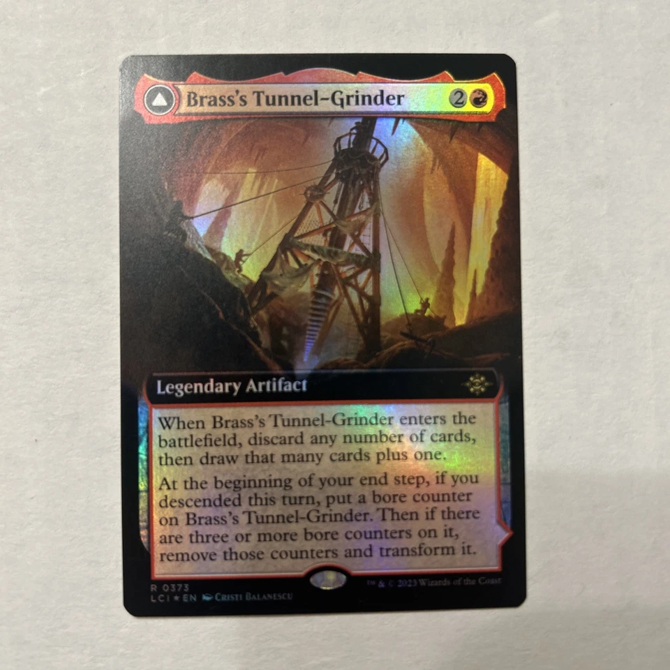 MTG - Brass's Tunnel-Grinder (Extended Art) 373 - The Lost Caverns of Ixalan NM - Image 1 of 1