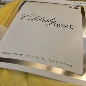 Luxury Throw Yellow Blanket Ultra Soft Plush Throw for Bed Gifts 50x70in Free ๐ - Picture 1 of 24