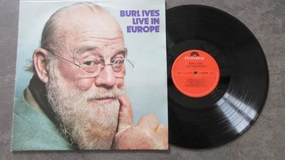 Burl Ives Live in Europe LP 1979 **VG+/MINT** - Image 1 of 3