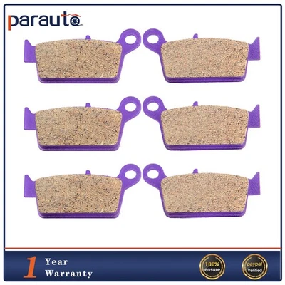 Fits 2002-2005 GAS GAS SM125 SM250 Honda XR650R 3 Pair Brake Pads Replacement Foto 1 de 4