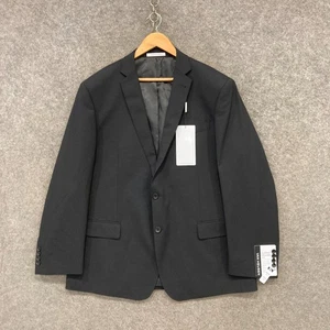 NEW Van Heusen Jacket Mens Size XL Black Lined Classic Relaxed Business A3702 - Picture 1 of 14