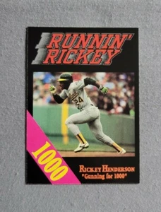 Rickey Henderson 1000 basi rubate promo 1991 quantità - Foto 1 di 2