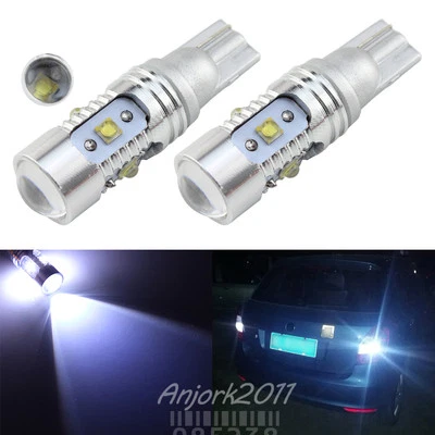 2X HID White XB-D 921 912 T10 T15 Backup Reverse LED Projector Lights Bulbs Foto 1 de 4