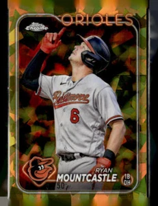 (3774) 2024 Topps Chrome Sapphire Ryan Mountcastle Gold #1/50 Orioles - Picture 1 of 2
