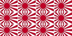 12 - Rising Sun Flag Decal 2"x1.2" Japanese Japan Hard Hat Helmet Sticker  - Bild 1 von 1