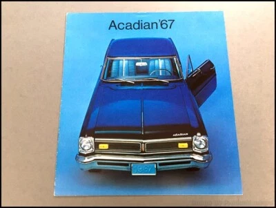 1967 Acadian BIG Vintage Canada Car Brochure Catalog Pontiac Canso Invader GM - Image 1 of 4