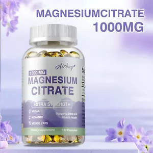 Magnesium Citrate 1000mg - Supports Digestive Health, Strong Bone Muscle Health - Picture 1 of 7