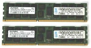 OEM IBM 47J0183 32GB (2X16GB) DIMM 2RX4 PC3-12800R DDR3 SERVER MEMORY 00D4970