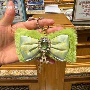 Disney Wonderful Fairy Bow Plush Keychain Bag Hanger Backpack Accessories - Picture 1 of 4