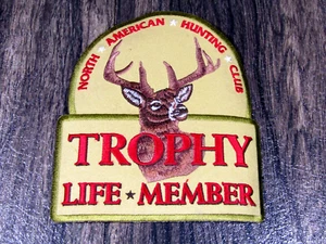 North American Hunting Club Big Buck Trophy Life Member Iron-On Patch 5"X6" - Picture 1 of 4
