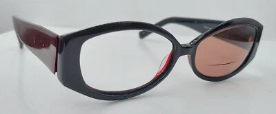 Vera Wang V70 Black Oval Cat-Eyed Sunglasses Japan FRAMES ONLY - Image 1 of 4
