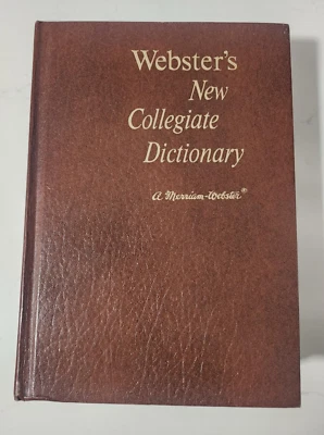 Websters New Collegiate Dictionary: THUMB INDEXED (Hardcover) - 1977 - Image 1 of 4