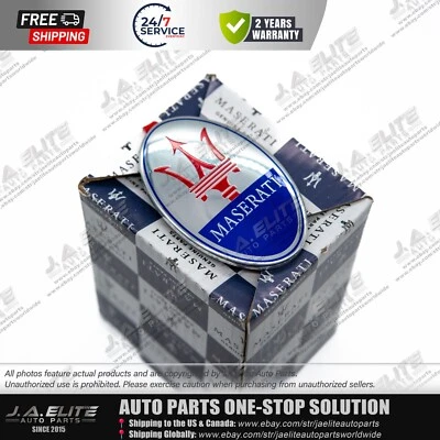 Emblema delantero Maserati genuino para Ghibli Quattroporte - 670003762 Foto 1 de 4