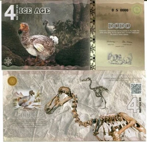ICE AGE 4 ICE DOLLARS 2015 SPECIMEN PAPER DODO BIRD - Picture 1 of 1