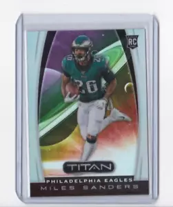 MILES SANDERS 2019 PANINI CHRONICLES TITANS FOOTBALL ROOKIE CARD-SHIPS FREE - Picture 1 of 22