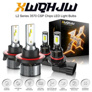 XWQHJW para Ford F150 2004-2014 faros LED haz alto/bajo bombillas antiniebla blancas - Imagen 1 de 15
