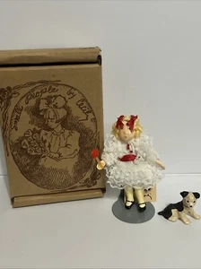 Vintage Small People By Cecily White Dress With Lollipop - Picture 1 of 5