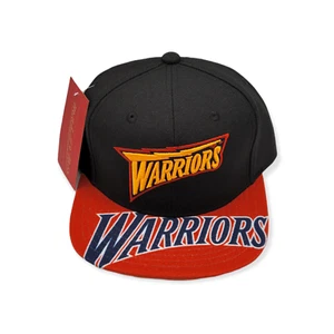 Mitchell & Ness Golden State Warriors Swingman Pop Black/Red Adjustable Snapback - Picture 1 of 6