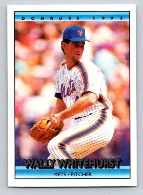 Wally Whitehurst 1992 Donruss #134 New York Mets - Image 1 of 2