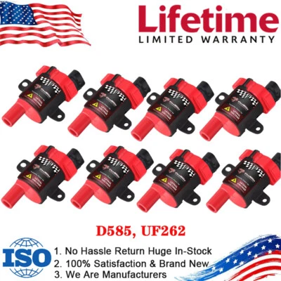 8Ignition Coil Pack for Chevy Silverado 1500 2500 GMC Sierra 1999 2000 2001-2007 - Image 1 of 4