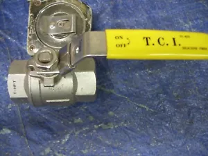 TCI TC-02X 1.0" BALL VALVE 316 1000WOG 1 " - Picture 1 of 6