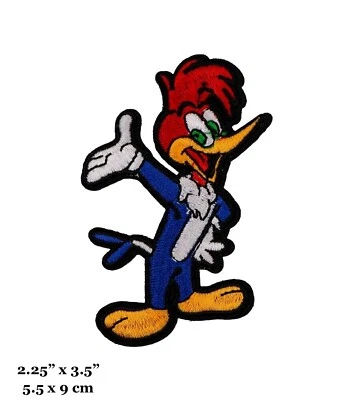 Woody Woodpecker Cartoon Character Embroidered Iron On Patch - Image 1 of 4