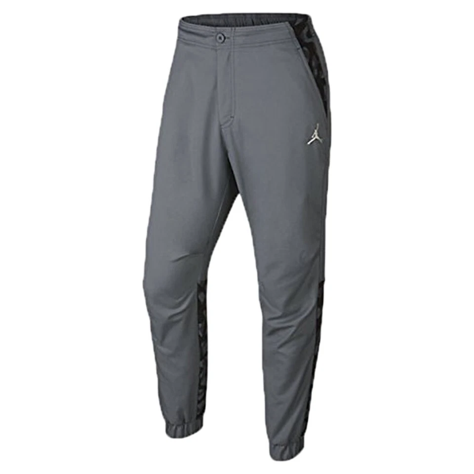 Jordan AJ City Men's Pant Warm-Up Athletic Jumpman Grey-Black 706723-065 - Image 1 of 1