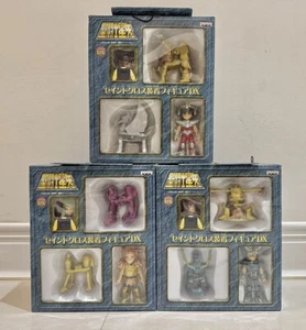 Banpresto 2004 Vintage Saint Seiya Deluxe Figure Dress in Saint Clothes Set of 3 - Picture 1 of 5