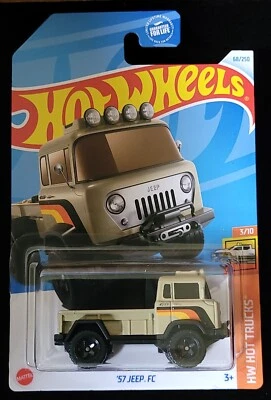 Hot Wheels '57 Jeep FC HW Hot Trucks 3/10 TAN - Image 1 of 4
