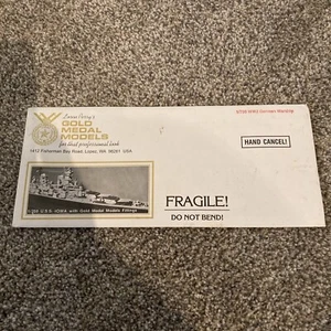 1/700 Gold Medal WORLD WAR TWO GERMAN WARSHIP - Picture 1 of 3