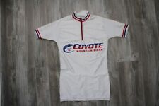 Coyote Mountain Bikes Club Rd Vintage 1980s Lycra Cycling Shirt Man Size S